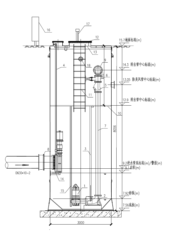 一体化污水提升泵站